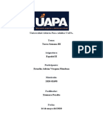 UAPA Español II Tarea Semana III Textos Descriptivos