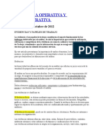 Evidencia y Papeles de Trabajo AUDITORIA ADMINISTRATIVA