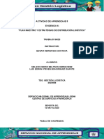 Evidencia 6 Propuesta Plan Maestro y Estrategias de Distribución Logística