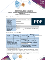 Guía de actividad y rubrica de evaluación - Fase 4 - Describir los aspectos relevantes del proceso de intervención.docx