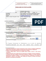 Formulario Movilidad Estudiantil Estancias Cortas 2018 1