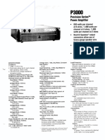 Electrovoice p3000 Amplifier Service Manual PDF