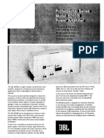 JBL 6010b Power Amplifier Schematic