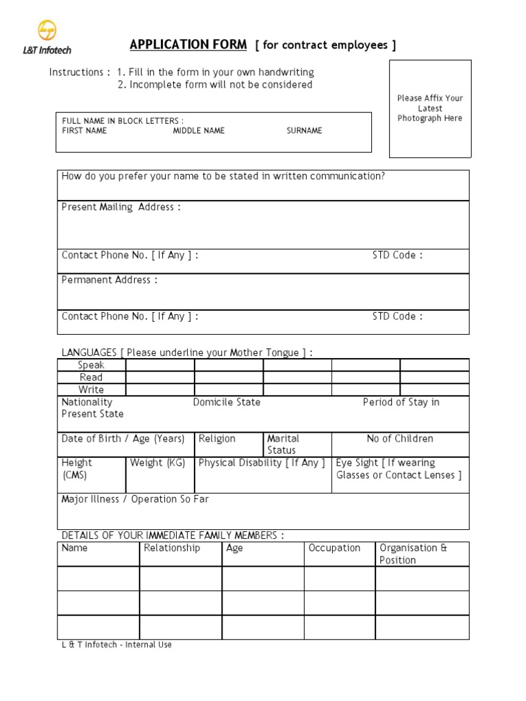 Application Form Non Employees Rev.010707 PDF Employment