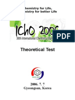 38th IChO Theoretical Test