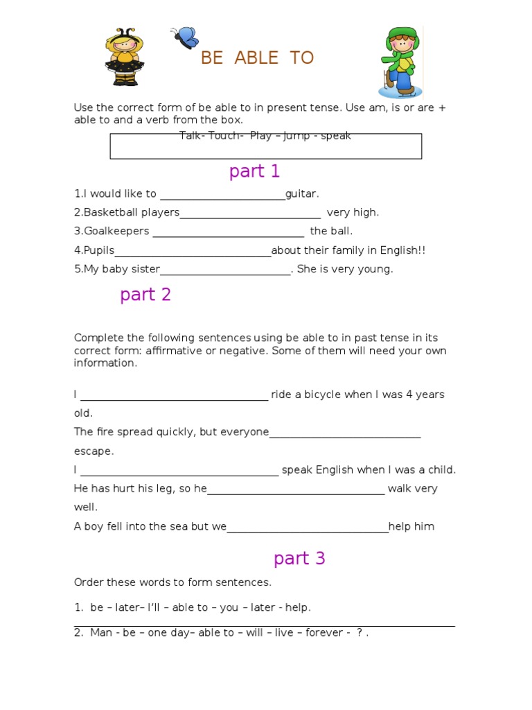 Be Able To | PDF | Language Arts & Discipline