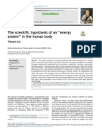 The Scientific Hypothesis of An "Energy System" in The Human Body