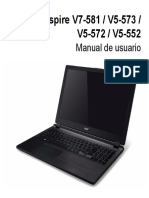 Manual Laptop Acer Aspire V5