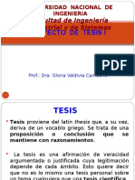 1 Proyecto de Tesis I