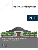 Penerapan Prinsip Eko Arsitektur Studi Kasus Perencanaan Kampung Wisata Ponggok Ciblon - 16515046