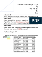 Mid Term Exam - BS 2020 - Spring