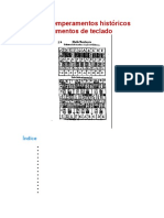 Algunos temperamentos históricos para instrumentos de teclado