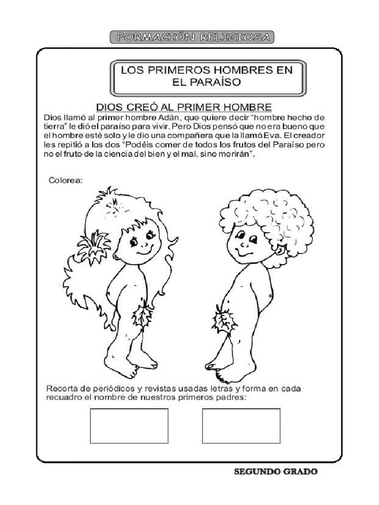 Dios Creo Al Primer Hombre PDF