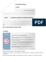 Copia PDF Clase 4 - La Gestión y Revisión de La Gestión de Clientes