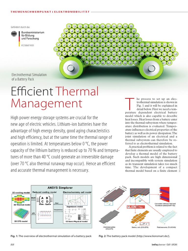 Electrothermal Battery Simulation Guide | PDF | Electrochemistry ...
