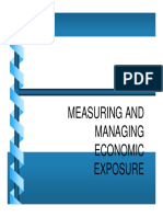 Managing & Measuring Economic Exposure