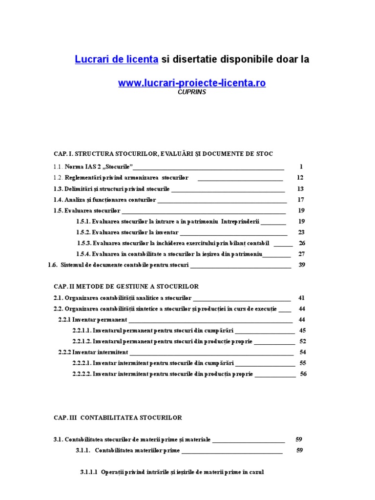 815 Aspecte Ice Si Tehnici Contabile De Inventariere Si Evaluare A