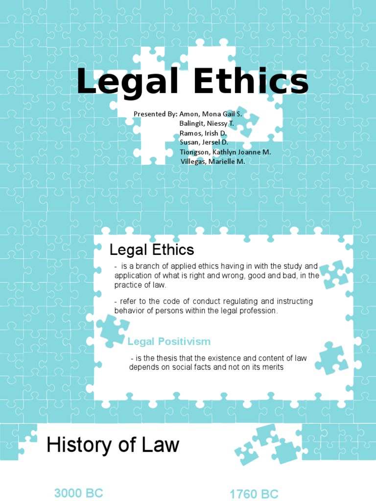 Legal Ethics PDF Jurisprudence Social Institutions
