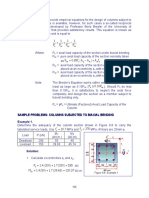 Design of Columns Subject To Biaxial Bending With Example