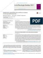 Evaluación de Capacidades para Testificar en Victimas Con Discapacidad Intelectual España 2015 PDF
