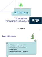 White Lesions Pre Malignant Lesions & Conditions Lecture
