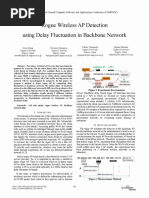 Rogue Wireless AP Detection Using Delay Fluctuation in Backbone Network