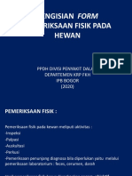 Pengisian Form Pemeriksaan Fisik PDF