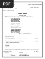 evaluare sumativa-test