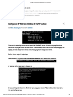 Konfigurasi IP Address Di Debian 9 Via Virtualbox PDF