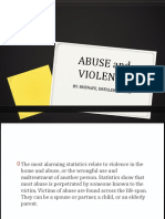 ABUSE and Violence: By: Buenafe, Drexl Er Justine