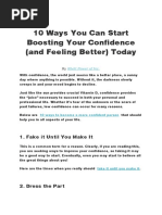 BOOSTING YOUR CONFIDENCE