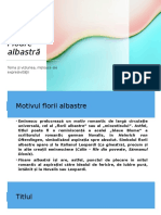 Floare albastra_tema