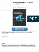 Object Oriented Programming With C 6e PDF