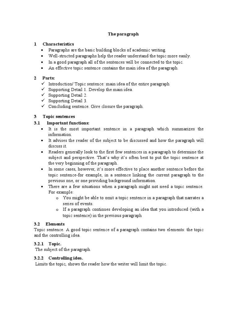 Effective Paragraph Structure Guide | PDF | Linguistic Typology | Cognition