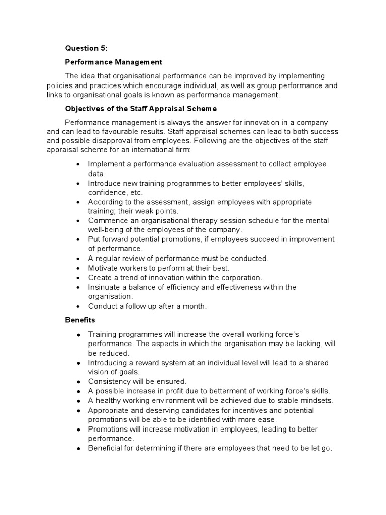 Performance Management | PDF | Performance Appraisal | Motivation