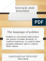 Language and Polities