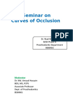 Curves of Occlusion Seminar