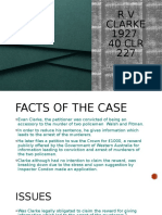 Case Presentation Project - R V Clarke 1927 - Australia