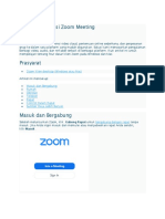 Memulai Aplikasi Zoom Meeting PDF