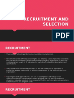 1st lectureRECRUITMENT AND SELECTION