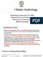 Ground Water Hydrology