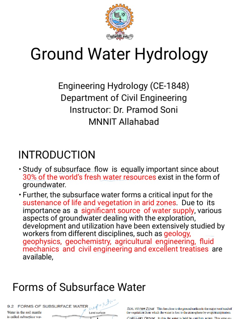 Ground Water Hydrology | PDF | Aquifer | Groundwater