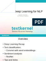 Practical Deep Learning For NLP: Maarten Versteegh NLP Research Engineer