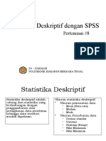 Statistika Deskriptif Dengan SPSS