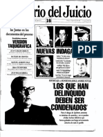 El Diario del Juicio, número 16, 10 de septiembre de 1985, 32 pp.