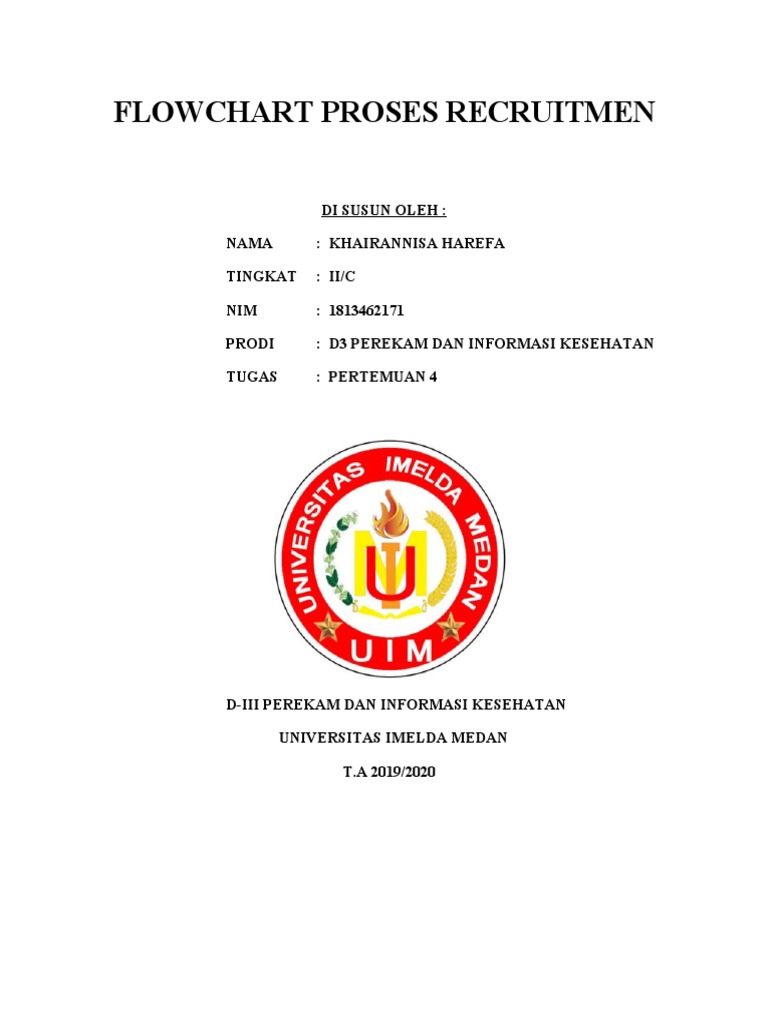 Flowchart Proses Rekrutmen D3 Kesehatan | PDF