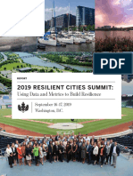 2019 Resilient Cities Summit:: Using Data and Metrics To Build Resilience