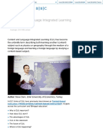 Content and Language Integrated Learning - TeachingEnglish - British Council - BBC PDF