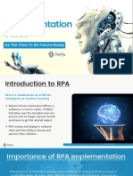 A 5 Step RPA Implementation Guide by Signity Solutions