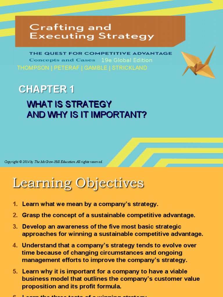 1 - Strategy Business Model and Competitive Advantage | PDF ...
